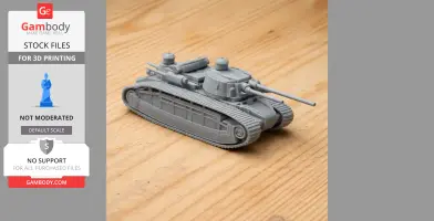 Char 2C - Tank Model STL