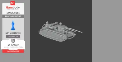 Char 2C - Tank Model STL
