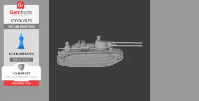 Char 2C - Tank Model STL