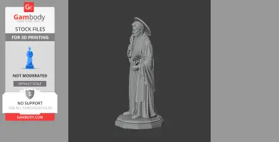 Saint Alexander Briant - Devotional Statue - STL 3D Print