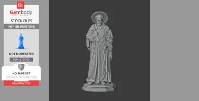 Saint Alexander Briant - Devotional Statue - STL 3D Print