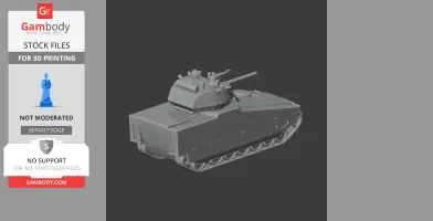 Combat Vehicle 90 - Tank Model STL