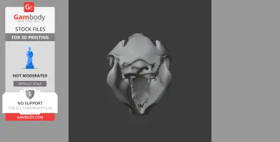 Rock Wallaby Skull - Skull Replica STL