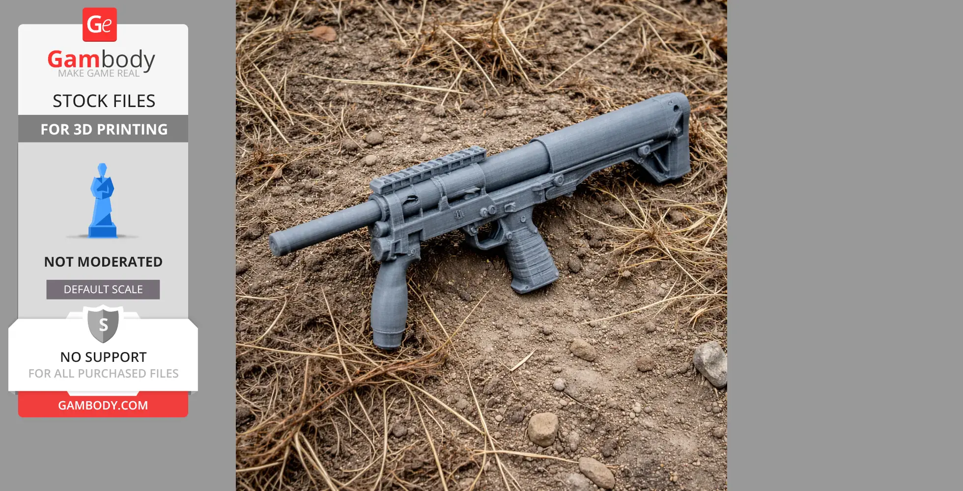 Kel-Tec KSG-NR - Cosplay Prop STL