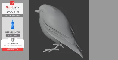 Ayacucho antpitta - Prehistoric Animal STL