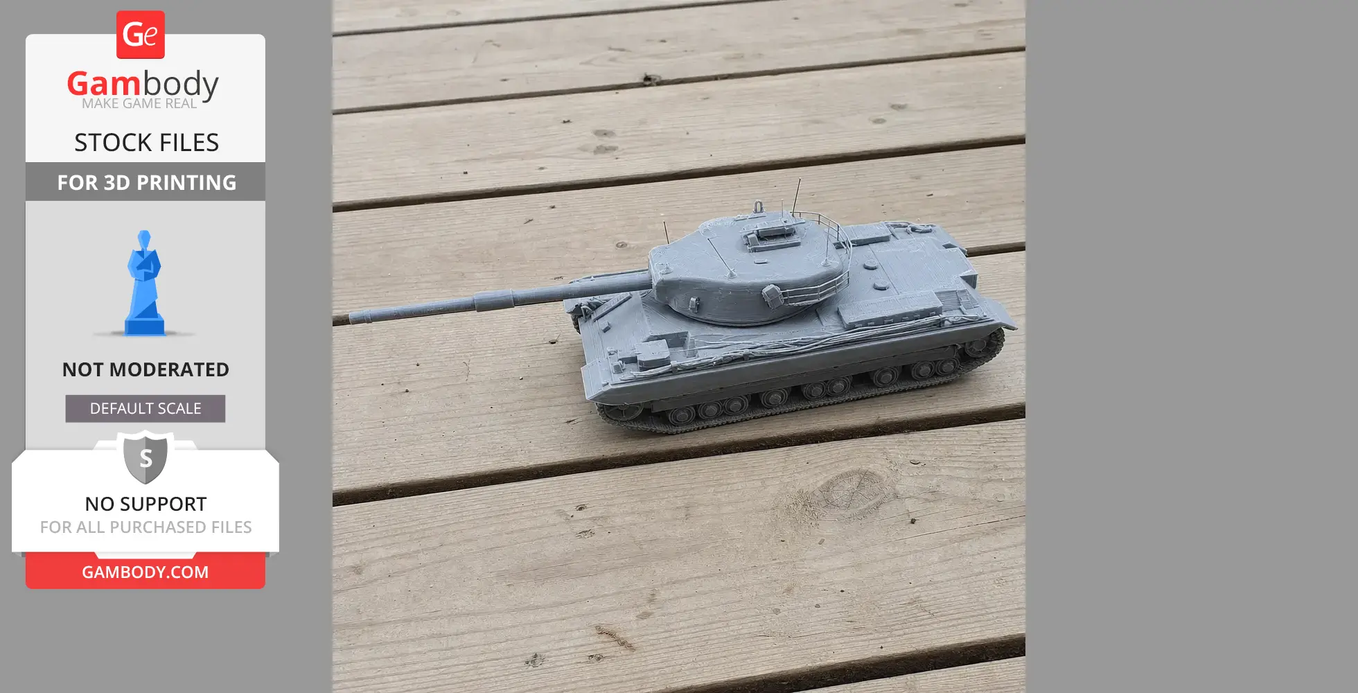 Conqueror tank - Tank Model STL