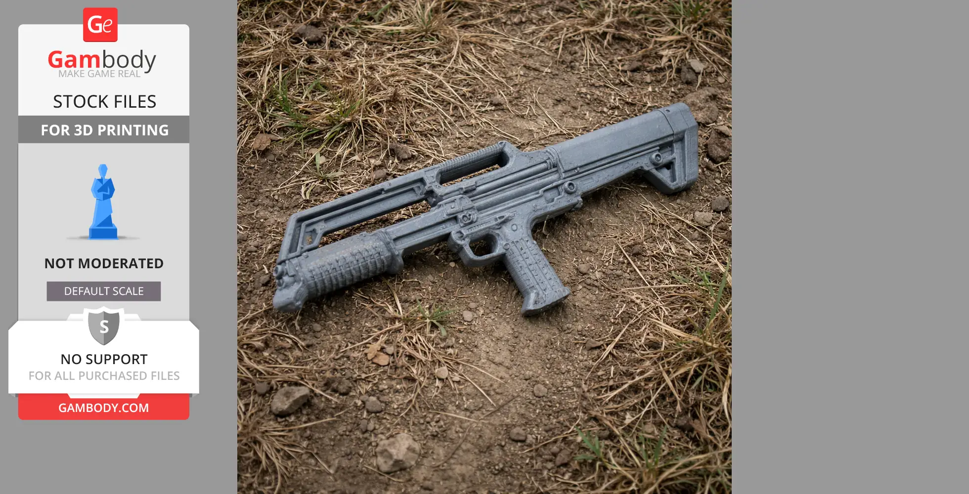 Kel-Tec KSG410 - Cosplay Prop STL