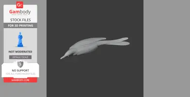 Ayacucho thistletail - Prehistoric Animal STL