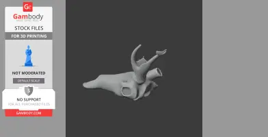 Sambar Skull - Skull Replica STL