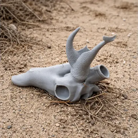 Sambar Skull - Skull Replica STL