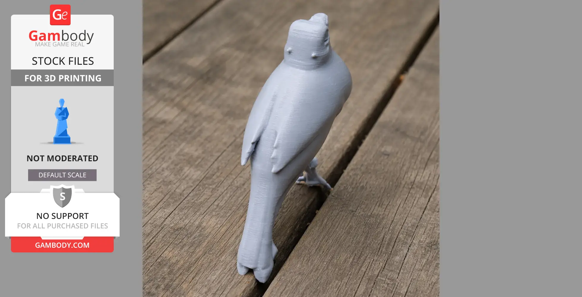 Ayeyarwady bulbul - Prehistoric Animal STL