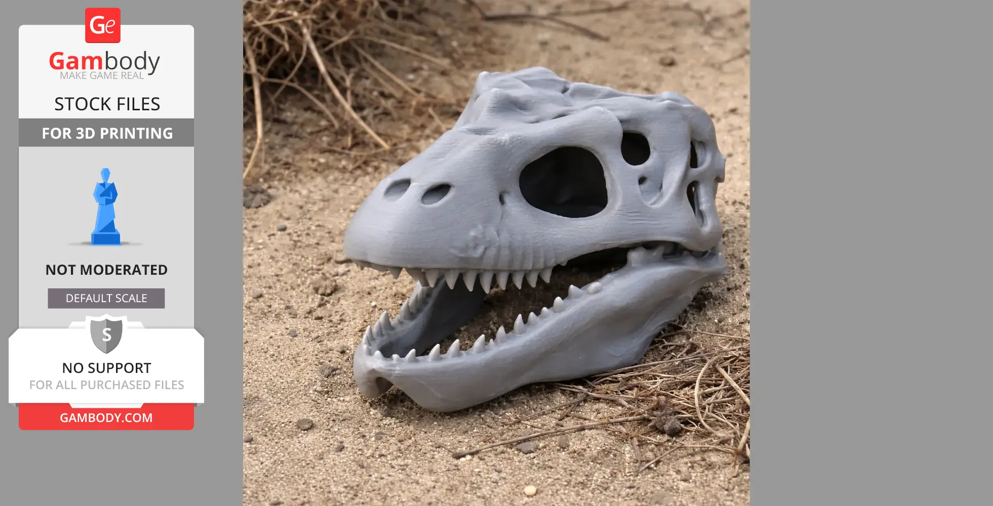 Sandstone Pseudantechinus Skull - Skull Replica STL