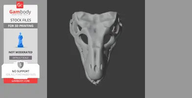 Sandstone Pseudantechinus Skull - Skull Replica STL
