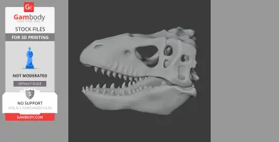 Sandstone Pseudantechinus Skull - Skull Replica STL