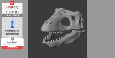 Sandstone Pseudantechinus Skull - Skull Replica STL