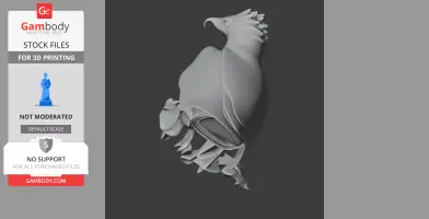 Ayres's hawk-eagle - Prehistoric Animal STL