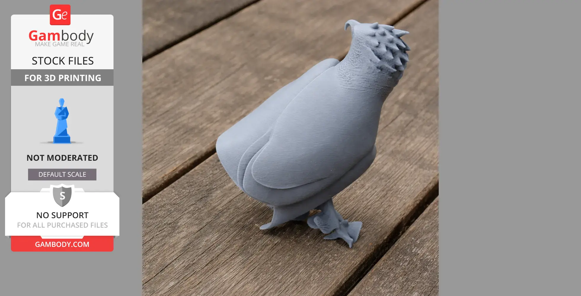 Ayres's hawk-eagle - Prehistoric Animal STL