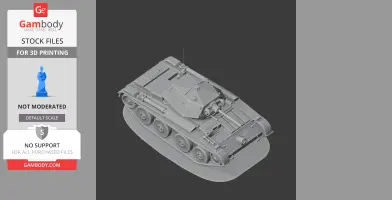 Covenanter tank - Tank Model STL