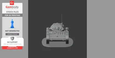 Covenanter tank - Tank Model STL
