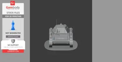 Covenanter tank - Tank Model STL
