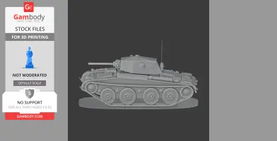 Covenanter tank - Tank Model STL