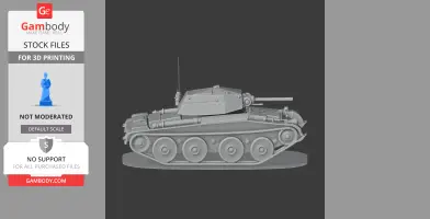 Covenanter tank - Tank Model STL
