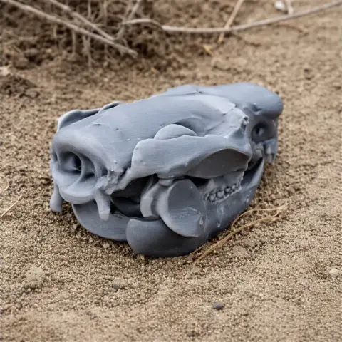 Saola Skull - Skull Replica STL