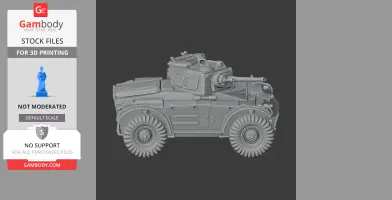 Coventry armoured car - Tank Model STL