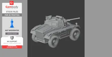 Coventry armoured car - Tank Model STL
