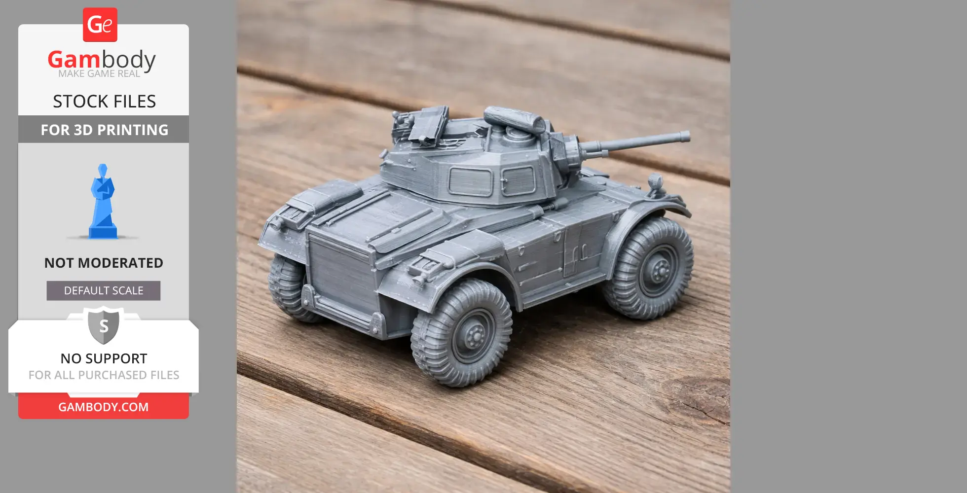 Coventry armoured car - Tank Model STL