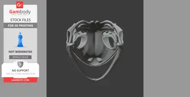 Satanic Leaf-tailed Gecko Skull - Skull Replica STL
