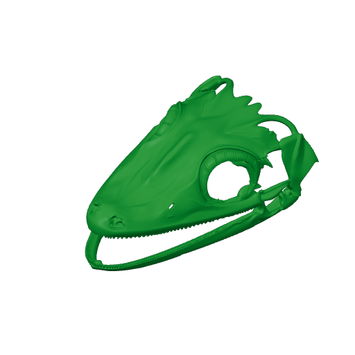 Satanic Leaf-tailed Gecko Skull.3mf