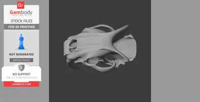 Sauraechinodon Skull - Skull Replica STL