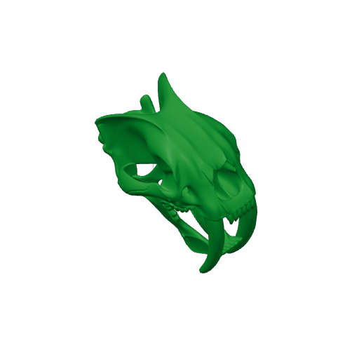Sauraechinodon Skull.3mf