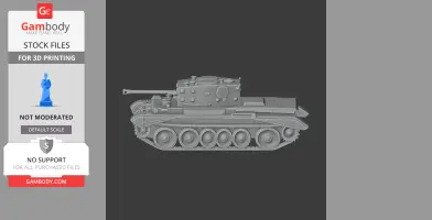 Cromwell IV tank - Tank Model STL
