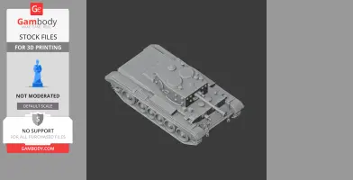 Cromwell IV tank - Tank Model STL