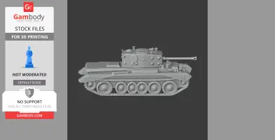 Cromwell IV tank - Tank Model STL