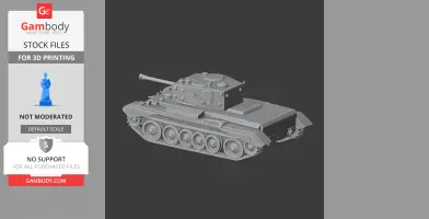 Cromwell IV tank - Tank Model STL