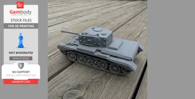 Cromwell IV tank - Tank Model STL