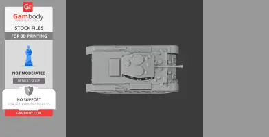 Cromwell IV tank - Tank Model STL