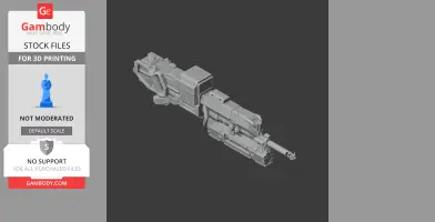 Mk.31 HMG cyberpunk 2077 - Cosplay Prop STL