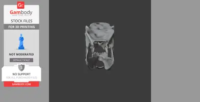 Saurophaganax Skull - Skull Replica STL