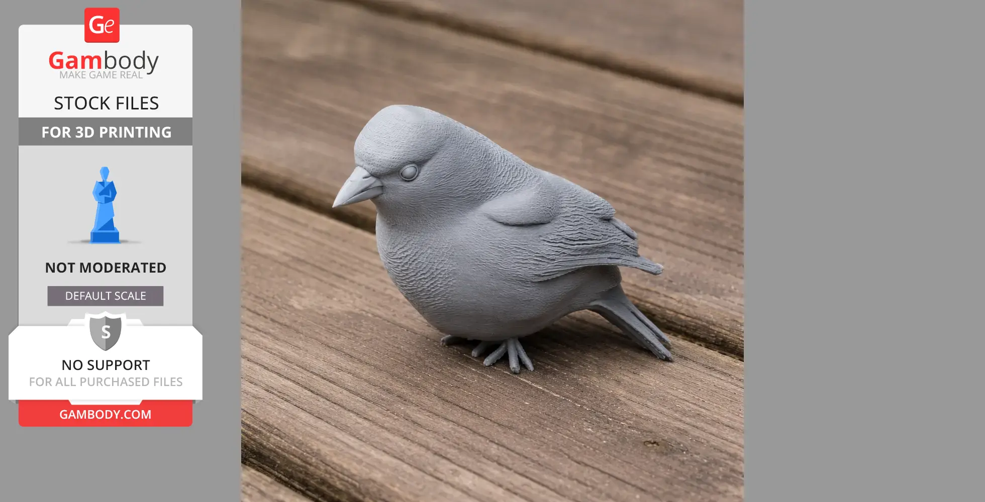 Azores chaffinch - Prehistoric Animal STL