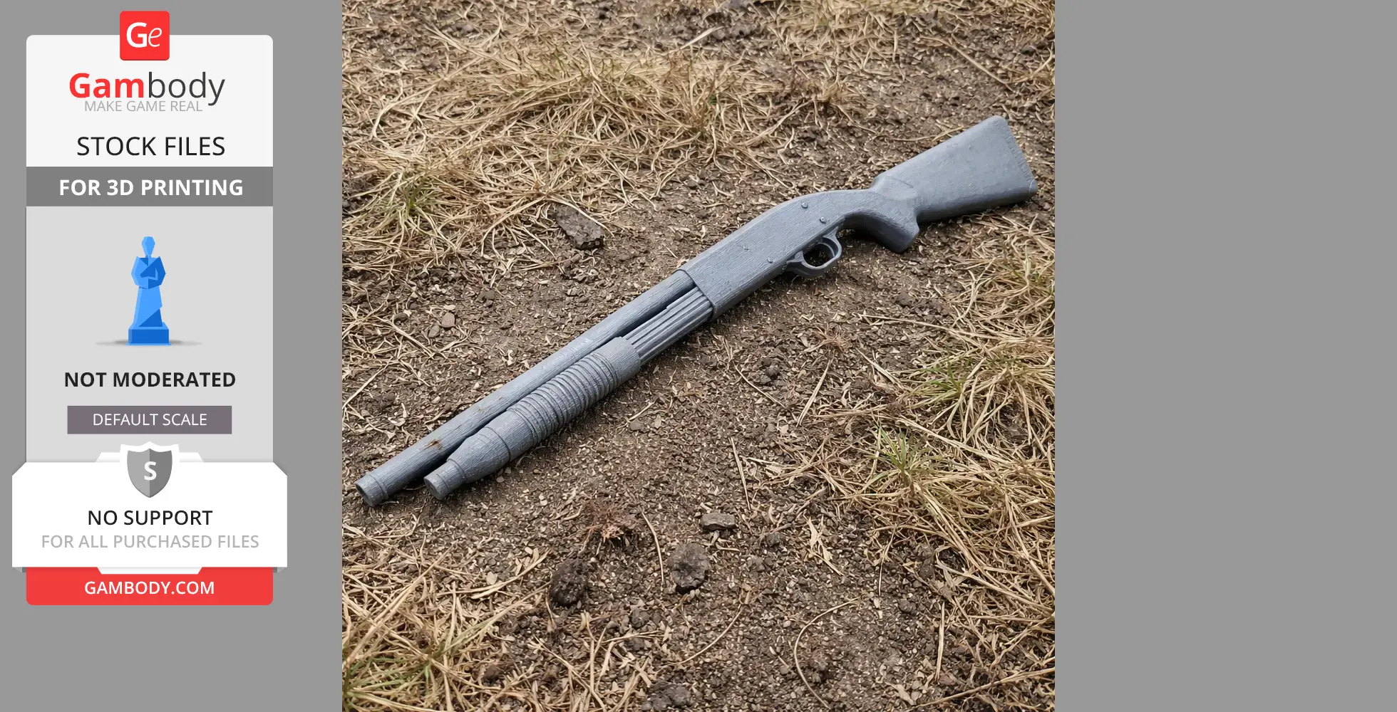 Mossberg 88 - Cosplay Prop STL