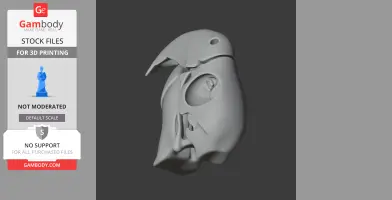 Scarlet Macaw Skull - Skull Replica STL