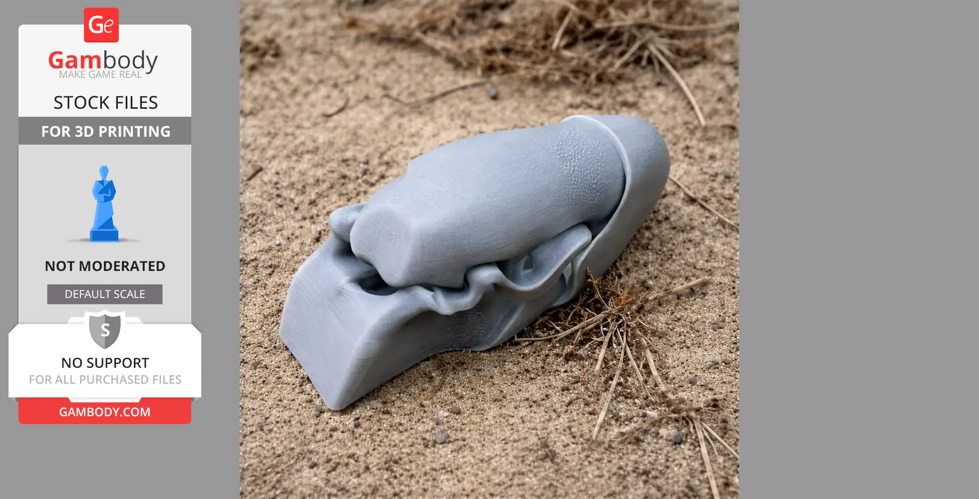 Scarlet Macaw Skull - Skull Replica STL