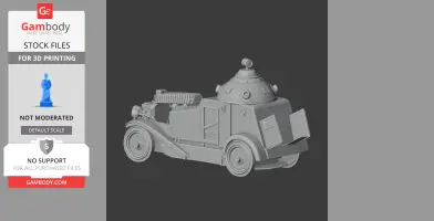 Crossley Pancelgepkocsi - Tank Model STL