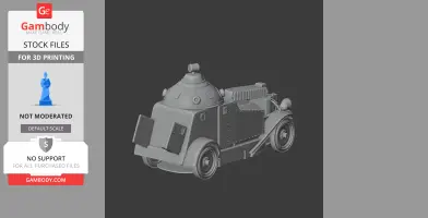 Crossley Pancelgepkocsi - Tank Model STL
