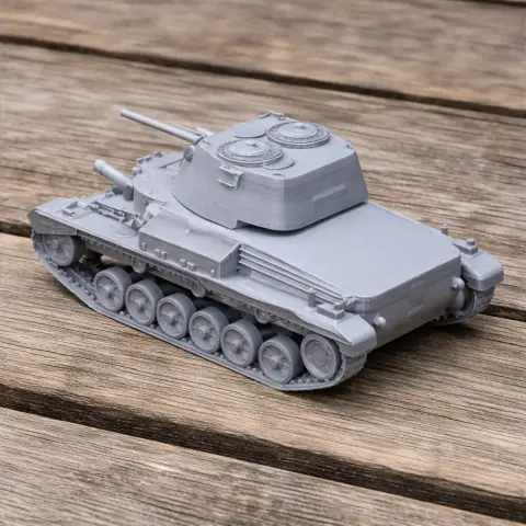 Cruiser Mk I tank - Tank Model STL
