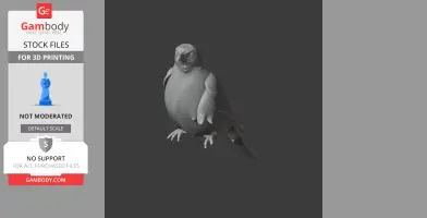 Aztec thrush - Prehistoric Animal STL